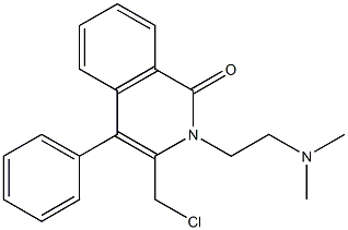 3-(CHLOROMETHYL)-2-[2-(DIMETHYLAMINO)ETHYL]-4-PHENYLISOQUINOLIN-1(2H)-ONE Structure