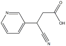 3-CYANO-3-PYRIDIN-3-YLPROPANOIC ACID Structure