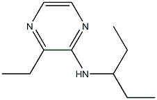 3-ETHYL-N-(1-ETHYLPROPYL)PYRAZIN-2-AMINE Structure