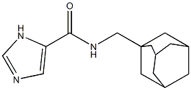 3H-IMIDAZOLE-4-CARBOXYLIC ACID (ADAMANTAN-1-YLMETHYL)-AMIDE Structure