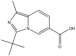 3-TERT-BUTYL-1-METHYLIMIDAZO[1,5-A]PYRIDINE-6-CARBOXYLIC ACID Structure