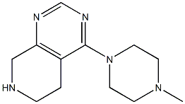 4-(4-METHYLPIPERAZIN-1-YL)-5,6,7,8-TETRAHYDROPYRIDO[3,4-D]PYRIMIDNE Structure