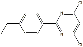 4,6-DICHLORO-2-(4-ETHYLPHENYL)PYRIMIDINE Structure