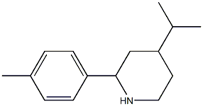 4-ISOPROPYL-2-(4-METHYLPHENYL)PIPERIDINE Structure