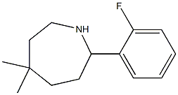 5,5-DIMETHYL-2-(2-FLUOROPHENYL)AZEPANE Structure
