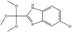 5-CHLORO-2-(TRIMETHOXYMETHYL)-1H-BENZIMIDAZOLE Structure