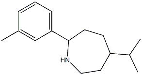 5-ISOPROPYL-2-(3-METHYLPHENYL)AZEPANE 구조식 이미지