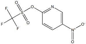 5-NITROPYRIDIN-2-YL TRIFLUOROMETHANESULFONATE 구조식 이미지