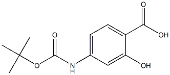 Boc-4-Amino Salicylic Acid Structure