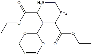 diethyl 1,1,3,3-tetraoxo-5-phenyl-1lambda~6~,3lambda~6~-dithiane-4,6-dicarboxylate 구조식 이미지