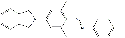 1-[4-(2,3-dihydro-1H-isoindol-2-yl)-2,6-dimethylphenyl]-2-(4-methylphenyl)diaz-1-ene Structure