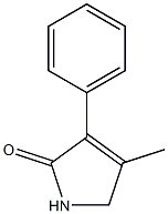 4-methyl-3-phenyl-2,5-dihydro-1H-pyrrol-2-one Structure