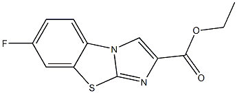 ethyl 7-fluoroimidazo[2,1-b][1,3]benzothiazole-2-carboxylate 구조식 이미지