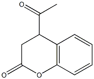 4-Acetyl-3,4-dihydrocoumarin 구조식 이미지