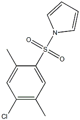 1-[(4-chloro-2,5-dimethylphenyl)sulfonyl]-1H-pyrrole Structure