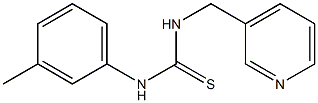 N-(3-methylphenyl)-N'-(3-pyridylmethyl)thiourea 구조식 이미지