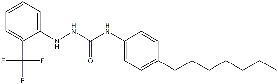 N1-(4-heptylphenyl)-2-[2-(trifluoromethyl)phenyl]hydrazine-1-carboxamide 구조식 이미지