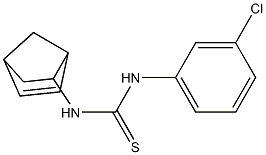 N-bicyclo[2.2.1]hept-5-en-2-yl-N'-(3-chlorophenyl)thiourea 구조식 이미지