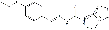 N1-tricyclo[5.2.1.0~2,6~]dec-4-en-8-yl-2-(4-ethoxybenzylidene)hydrazine-1-carbothioamide 구조식 이미지