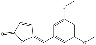 5-[(3,5-dimethoxyphenyl)methylene]-2(5H)-furanone Structure
