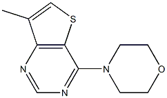 4-(7-methylthieno[3,2-d]pyrimidin-4-yl)morpholine 구조식 이미지