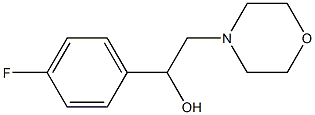 1-(4-fluorophenyl)-2-morpholino-1-ethanol 구조식 이미지