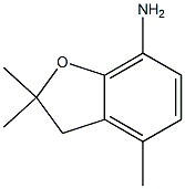 2,2,4-trimethyl-2,3-dihydro-1-benzofuran-7-ylamine Structure