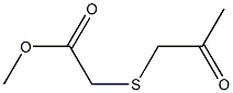 methyl 2-[(2-oxopropyl)sulfanyl]acetate Structure