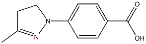 4-(3-methyl-4,5-dihydro-1H-pyrazol-1-yl)benzoic acid 구조식 이미지