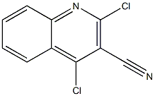 2,4-dichloroquinoline-3-carbonitrile Structure