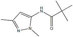 N1-(1,3-dimethyl-1H-pyrazol-5-yl)-2,2-dimethylpropanamide 구조식 이미지