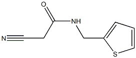 N1-(2-thienylmethyl)-2-cyanoacetamide 구조식 이미지