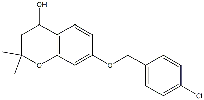 7-[(4-chlorobenzyl)oxy]-2,2-dimethylchroman-4-ol Structure