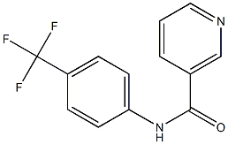 N-[4-(trifluoromethyl)phenyl]nicotinamide 구조식 이미지