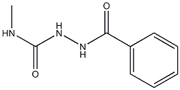 N1-methyl-2-benzoylhydrazine-1-carboxamide Structure