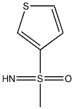 S-Methyl-S-(thien-3-yl)sulphoximine Structure