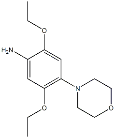 2,5-diethoxy-4-morpholin-4-ylaniline Structure