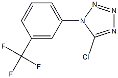 5-chloro-1-[3-(trifluoromethyl)phenyl]-1H-1,2,3,4-tetraazole Structure