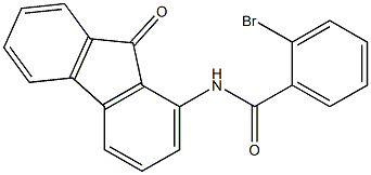 2-bromo-N-(9-oxo-9H-fluoren-1-yl)benzenecarboxamide Structure