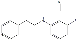 2-fluoro-6-{[2-(4-pyridyl)ethyl]amino}benzonitrile 구조식 이미지