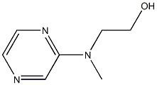 2-[methyl(2-pyrazinyl)amino]-1-ethanol Structure