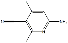 6-amino-2,4-dimethylnicotinonitrile 구조식 이미지