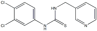 N-(3,4-dichlorophenyl)-N'-(3-pyridylmethyl)thiourea 구조식 이미지