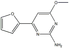4-(2-furyl)-6-methoxypyrimidin-2-amine Structure