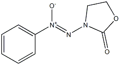 1-oxido-2-(2-oxo-1,3-oxazolan-3-yl)-1-phenyldiazen-1-ium Structure