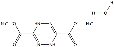 disodium 1,4-dihydro-1,2,4,5-tetraazine-3,6-dicarboxylate hydrate Structure