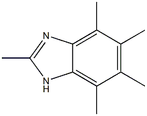 2,4,5,6,7-pentamethyl-1H-benzo[d]imidazole 구조식 이미지