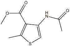 methyl 4-(acetylamino)-2-methylthiophene-3-carboxylate 구조식 이미지