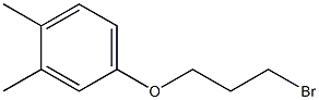 3-bromopropyl 3,4-dimethylphenyl ether Structure