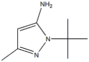 1-(tert-butyl)-3-methyl-1H-pyrazol-5-amine 구조식 이미지